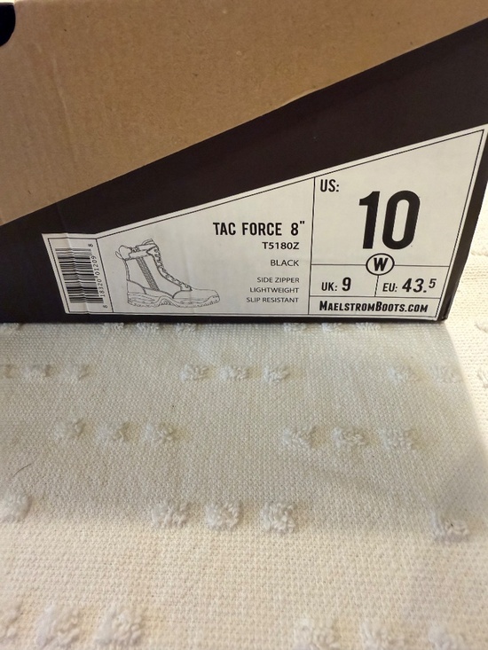 Maelstrom Tac Force 8” boot (male size 10)